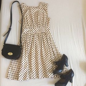 Modcloth Emily and Fin Polka Dot Dress BOGO